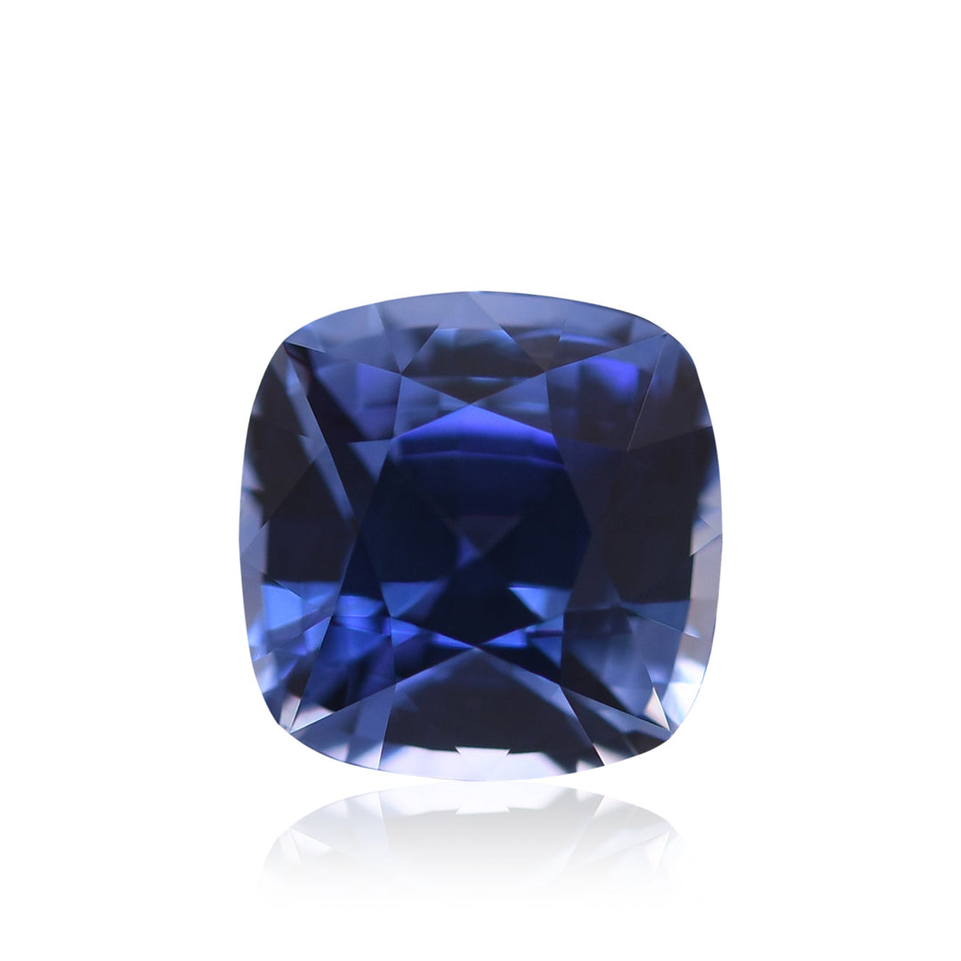 3.13 Carat Blue SRI LANKAN Cushion Sapphire CD