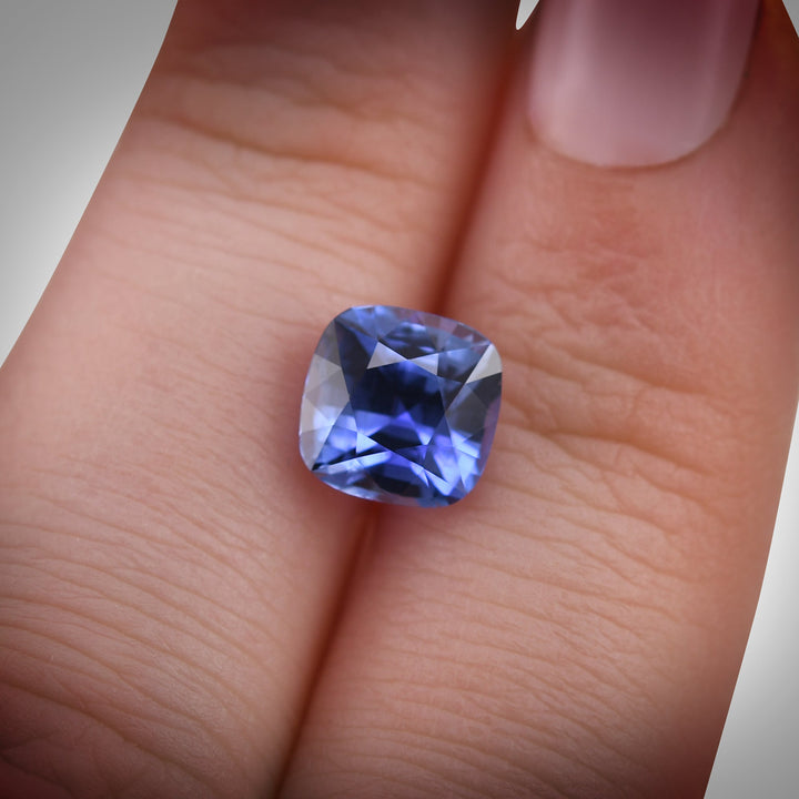 3.13 Carat Blue SRI LANKAN Cushion Sapphire CD