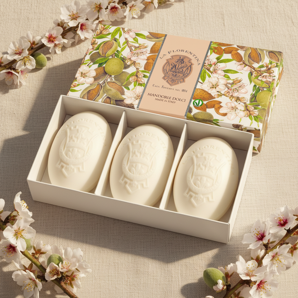 La Florentina Sweet Almond Soaps - Lifestyle