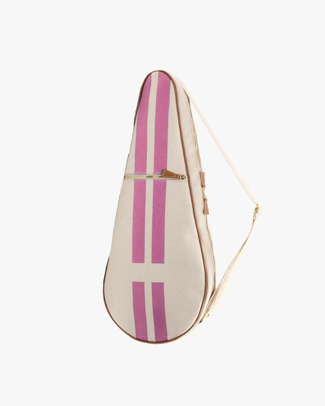 My Style Bags Personalised Glamour Tennis Bag - 08nt Stripes Pink