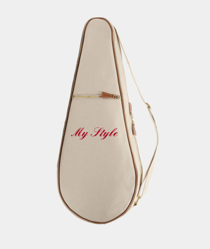 My Style Bags Personalised Tennis Racket Bag Panamone – Natural
